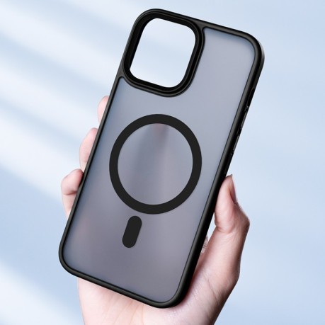 Противоударный чехол Benks Froested (Magsafe) для iPhone 13 mini - черный