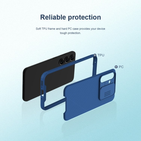 Протиударний чохол NILLKIN Black Mirror Series для Samsung Galaxy A54 5G - чорний