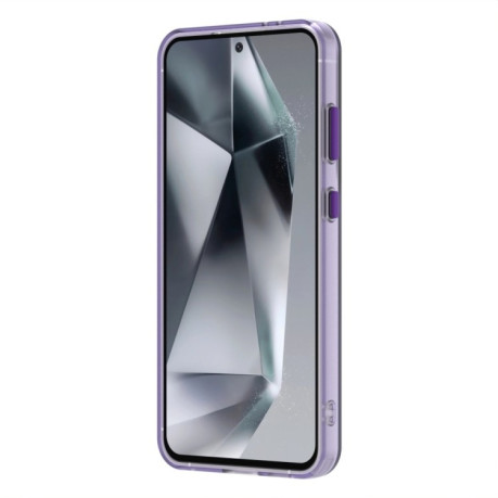 Противоударный чехол Candy Series для Samsung Galaxy S24 FE 5G - фиолетовый