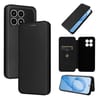 Чехол-книжка Carbon Fiber Texture на Xiaomi Redmi K90 5G / Poco F8 Pro — чёрный