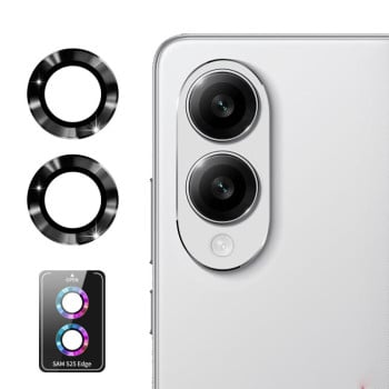 Захисне скло на камеру ENKAY Aluminium Samsung Galaxy S25 Edge - чорне