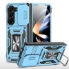 Противоударный чехол Armor Camera Shield для Samsung Galaxy Fold 6 5G - голубой