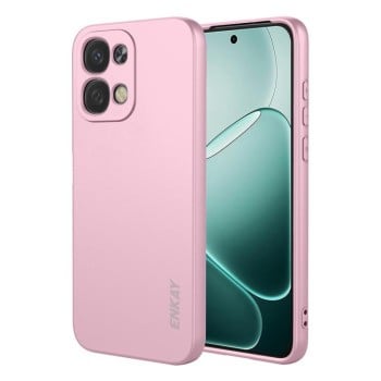 Противоударный чехол ENKAY Liquid Silicone на OPPO A6 Pro 5G Global CPH2781 — розовый