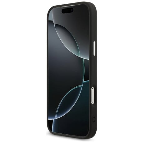 Оригинальный чехол Guess 4G Triangle Logo с MagSafe на iPhone 17 Pro Max - black
