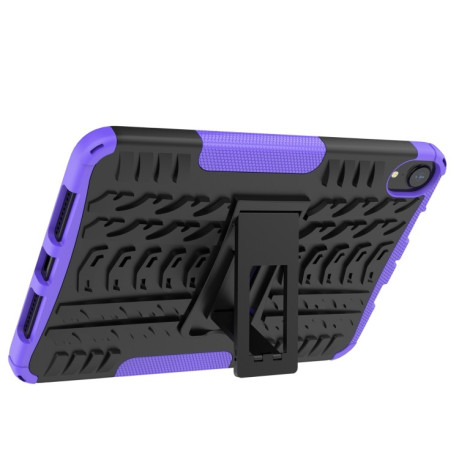 Противоударный чехол Tire Texture для iPad mini 6 - фиолетовый