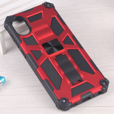 Противоударный чехол Magnetic Armor для Samsung Galaxy A03 Core - красный