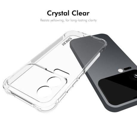 Силиконовый прозрачный чехол ENKAY Clear на Xiaomi 17 Global