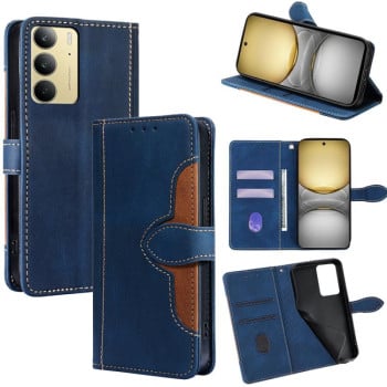 Чохол-книжка з м'яким покриттям Skin Feel та магнітною застібкою на Realme C75 4G/14x 5G Global - синій