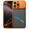 Ударостійкий чохол Frame Frosted Writing Board для iPhone 16 Pro — помаранчевий