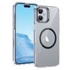 Противоударный чехол Ice Feel HD Transparent MagSafe PC для iPhone 16 Plus - черный