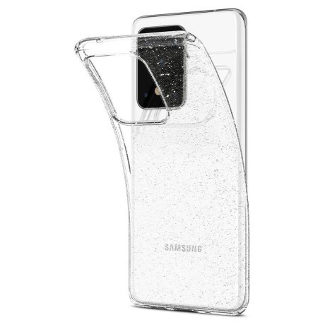 Оригинальный чехол Spigen Liquid Crystal на Samsung Galaxy S20 Ultra Glitter Crystal