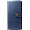 Чехол-книжка Retro Solid Color на Samsung Galaxy A01-синий