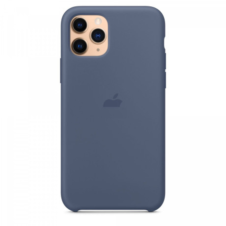 Силиконовый чехол Silicone Case Alaskan Blue на iPhone 11 Pro-премиальное качество