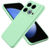 Силіконовий чохол Solid Color Liquid Silicone на Infinix Note 40 4G - зелений