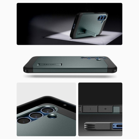 Оригінальний чохол Spigen Tough Armor Mag (Magsafe) Samsung Galaxy S25+ - Green