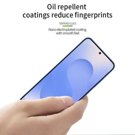 Захисне скло PINWUYO 9H 3D Full Screen для Samsung Galaxy S25 Edge - чорне