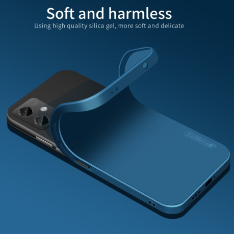 Противоударный чехол PINWUYO Sense Series для Xiaomi Redmi Note 12 China- синий