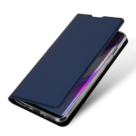 Чехол-книжка DUX DUCIS Skin Pro Series на Samsung Galaxy S10 5G-синий
