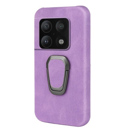 Противоударный чехол EsCase Ring Holder для OnePlus 10 Pro - фиолетовый