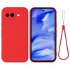 Силіконовий чохол Solid Color Liquid Silicone на Google Pixel 10a/9a— червоний