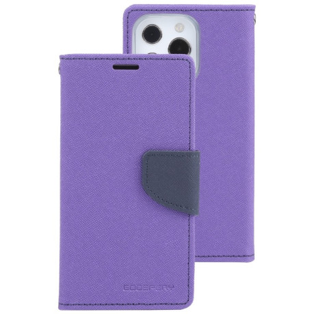 Чохол Книга Mercury Goospery Magnetic Black для iPhone 14 Pro Max - фіолетовий
