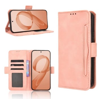 Чехол-книжка Skin Feel Calf для Xiaomi Redmi K90 Pro Max 5G / Poco F8 Ultra — розовый