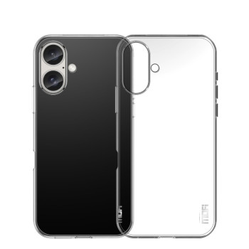 Силиконовый ультратонкий чехол MOFI Ming Series для iPhone 16 - прозрачный
