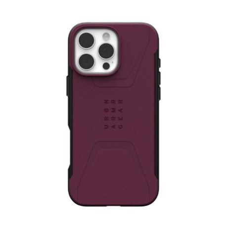 Оригинальный чехол UAG Civilian для iPhone 16 Pro Max - Red