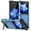 Протиударний чохол Matte Holder Series для Samsung Galaxy Flip 5 - блакитний