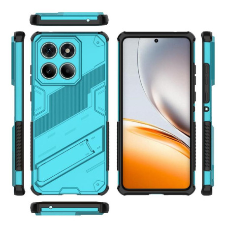 Противоударный чехол Punk Armor для Motorola Edge 60 Fusion 5G - синий