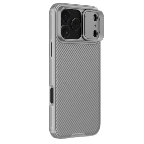 Чехол NILLKIN CamShield Pro со шторкой на камеры на iPhone 17 Pro Max - серый