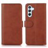 Чехол-книжка Cow Texture для Samsung Galaxy A35 5G - коричневый