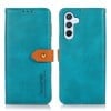 Чехол-книжка KHAZNEH Dual-color Cowhide для Samsung Galaxy A55 5G - синий