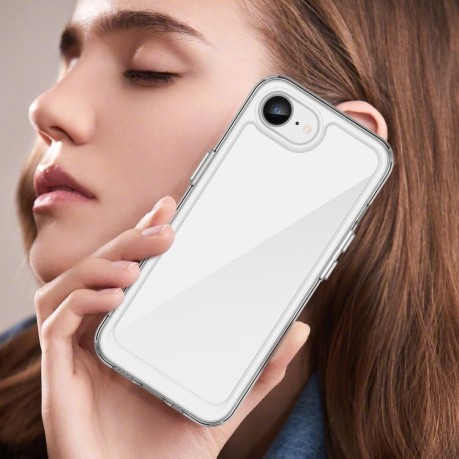 Чохол протиударний Colorful Acrylic Series для iPhone 16e - прозорий