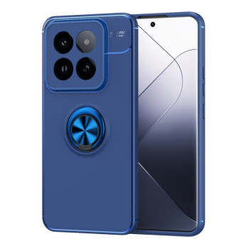 Ударозахисний чохол Metal Ring Holder для Xiaomi 14 Pro - синій