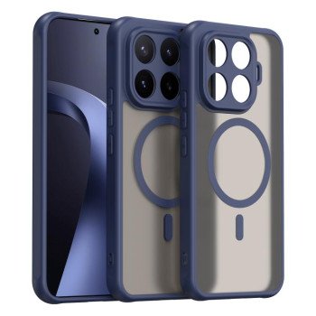 Чохол Fan Dun Series гібрид з Magsafe і захистом камери на Xiaomi 17T Pro 5G — синій