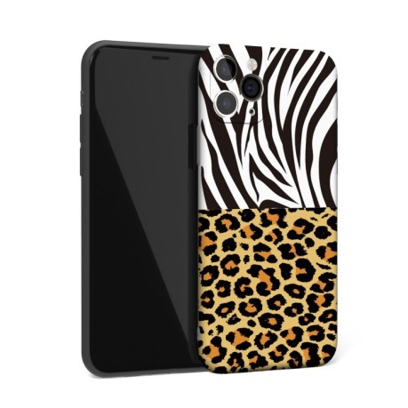 Противоударный чехол Precision Hole для iPhone 11 - Leopard + Zebra