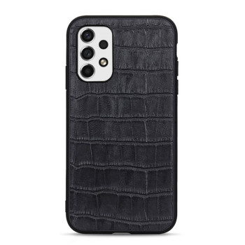Противоударный чехол Crocodile Texture для Samsung Galaxy A53 5G - черный