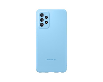 Оригинальный чехол Samsung Silicone Cover для Samsung Galaxy A72 - blue