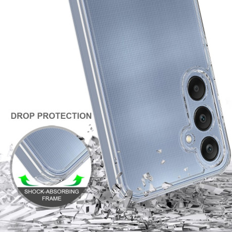 Акриловый противоударный чехол HMC для Samsung Galaxy A35 - прозрачный
