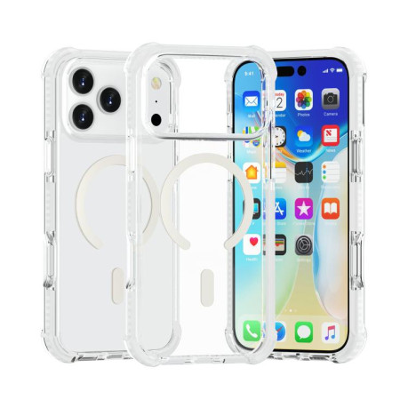 Противоударный чехол Acrylic Magsafe для iPhone 17 Pro - прозрачный