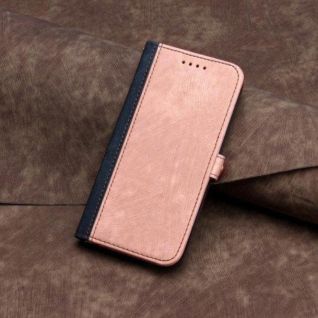 Чохол-книжка Side Buckle Double Fold Hand Strap Leather на OPPO Reno13 F /Reno13 FS 4G/5G - рожевий