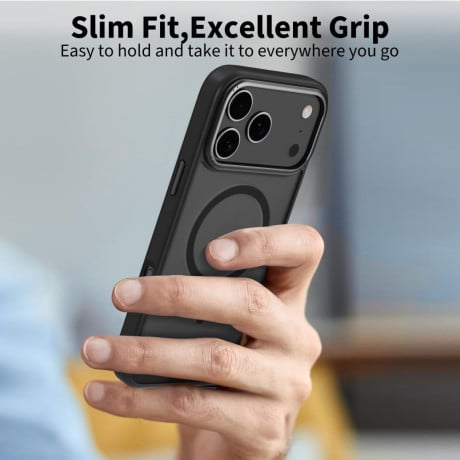 Чохол Tech-Protect MagEdge MagSafe на iPhone 17 Pro Max - Matte Black