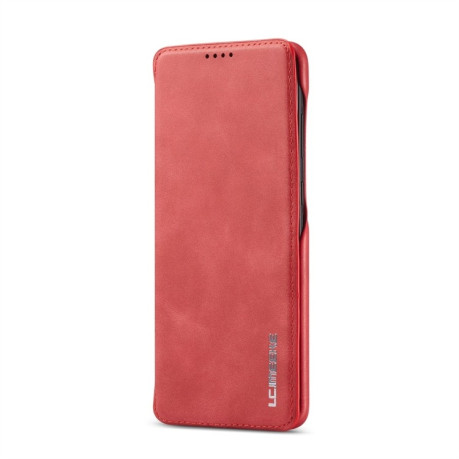 Чехол книжка LC.IMEEKE Hon Ancient Series на Samsung Galaxy S20 Ultra - красный
