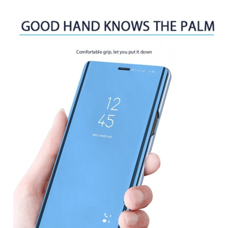Чехол книжка Clear View на Samsung Galaxy Note 9 - синий