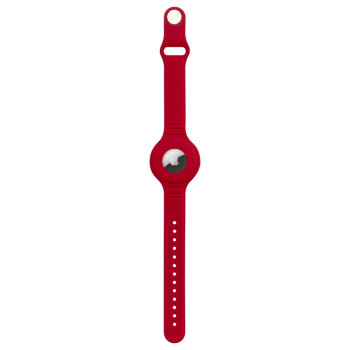 Брелок-браслет на запястье для Apple AirTag - красный