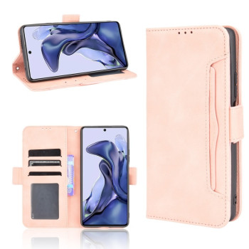 Чохол-книжка Skin Feel Calf на Xiaomi 11T/11T Pro - рожевий