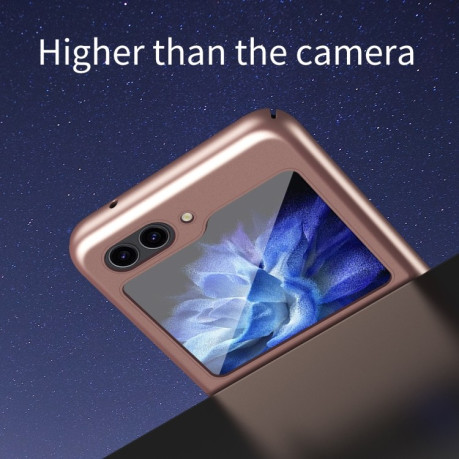 Противоударный чехол Skin Feel Frosted для Samsung Galaxy Flip 5 - зеленый