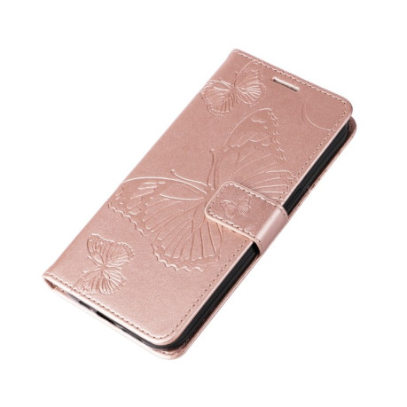 Чохол-книжка Embossed Butterfly  для Samsung Galaxy A26 5G - рожеве золото