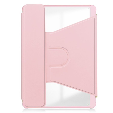 Чохол-книжка Transparent Rotation Smart Leather для iPad Pro 13 2024 - рожевий